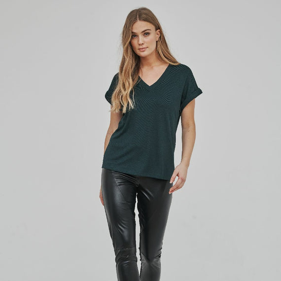 NÜ DENMARK, Makie Cut Out Tee Top, GREEN