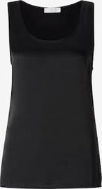 RICH & ROYAL, Silky Sleeveless Top, BLACK