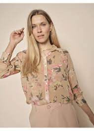 MOS MOSH TAYLOR FLOS SHIRT, TAN