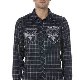 ROCK REVIVAL NAVY LONG SLEEVE SHIRT