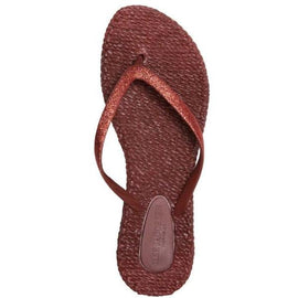 ISLE JACOBSEN FLIP FLOP THONGS, WINE