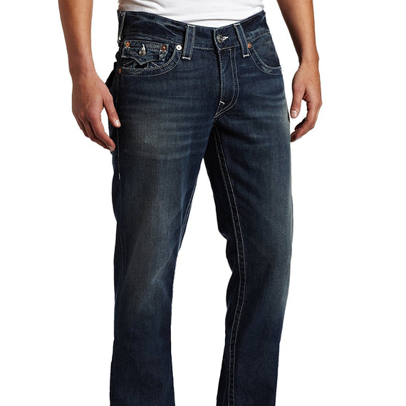 TRUE RELIGION USA, Ricky AG Surfer Mens Denim Jean, DARK BLUE