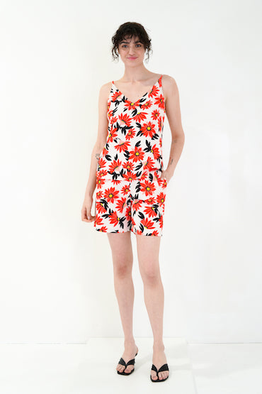 GRACE WILLOW FERDINAND SHORT, DAHLIA PRINT