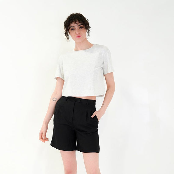 GRACE WILLOW FERDINAND SHORT, BLACK