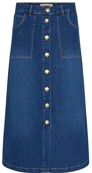 MOS MOSH, Berkley Dawn Denim Skirt, BLUE