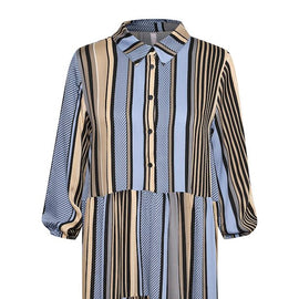 CULTURE DENMARK, Georgia Striped Dress, Blue