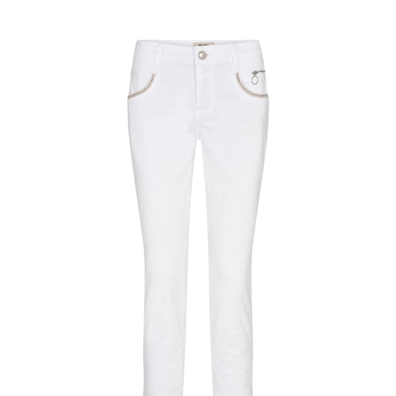 MOS MOSH Naomi Roma 7/8  Pant, WHITE