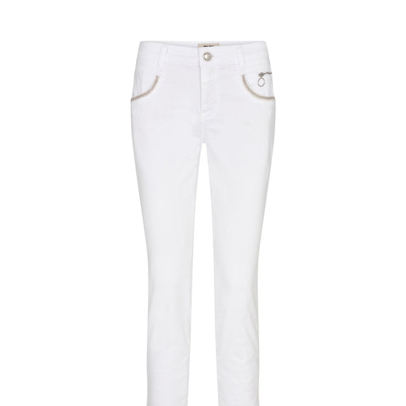 MOS MOSH Naomi Roma 7/8  Pant, WHITE