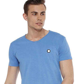 CIPO & BAXX, Men's V-Neck Tee, ROYAL BLUE