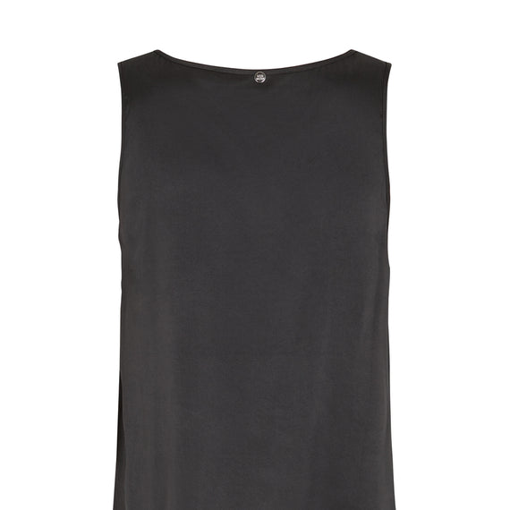 MOS MOSH, Astrid Silk Tank Top, BLACK