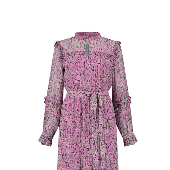 POM AMSTERDAM Flows Maxi Dress, MAUVE PINK