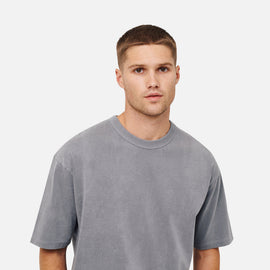 INDUSTRIE, The Del Sur Crew Neck SS Tee, ASPHALT