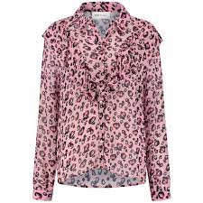 POM, Blouse, LEOPARD PINK