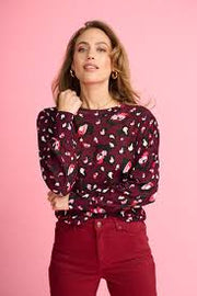 POM, Top, Leopard Red