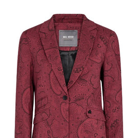 MOS MOSH, Blake Pinto Blazer, OXBLOOD RED